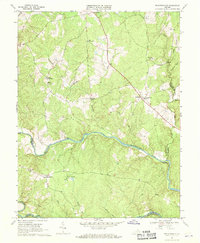 preview thumbnail of historical topo map of Fauquier County, VA in 1968