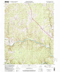 preview thumbnail of historical topo map of Fauquier County, VA in 1998