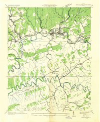 Download a high-resolution, GPS-compatible USGS topo map for Richlands, VA (1935 edition)