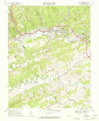 Download a high-resolution, GPS-compatible USGS topo map for Richlands, VA (1972 edition)