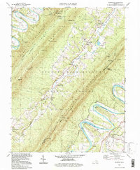 Download a high-resolution, GPS-compatible USGS topo map for Rileyville, VA (1997 edition)