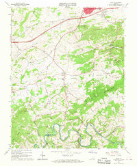 Download a high-resolution, GPS-compatible USGS topo map for Riner, VA (1968 edition)