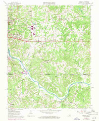 preview thumbnail of historical topo map of Pittsylvania County, VA in 1965