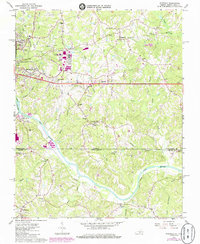 Download a high-resolution, GPS-compatible USGS topo map for Ringgold, VA (1985 edition)