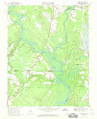preview thumbnail of historical topo map of Southampton County, VA in 1967