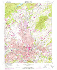 Download a high-resolution, GPS-compatible USGS topo map for Roanoke, VA (1978 edition)