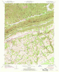 Download a high-resolution, GPS-compatible USGS topo map for Rose Hill, VA (1970 edition)