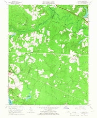 Download a high-resolution, GPS-compatible USGS topo map for Roxbury, VA (1967 edition)
