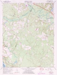 Download a high-resolution, GPS-compatible USGS topo map for Roxbury, VA (1984 edition)
