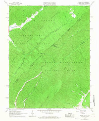 Download a high-resolution, GPS-compatible USGS topo map for Rucker Gap, VA (1968 edition)