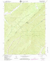 Download a high-resolution, GPS-compatible USGS topo map for Rucker Gap, VA (1984 edition)