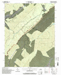 Download a high-resolution, GPS-compatible USGS topo map for Rucker Gap, VA (1998 edition)