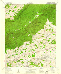 Download a high-resolution, GPS-compatible USGS topo map for Rural Retreat, VA (1960 edition)
