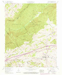 Download a high-resolution, GPS-compatible USGS topo map for Rural Retreat, VA (1973 edition)