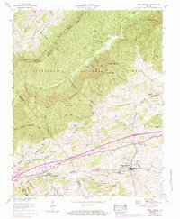 Download a high-resolution, GPS-compatible USGS topo map for Rural Retreat, VA (1984 edition)