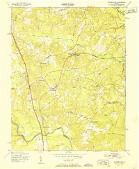 preview thumbnail of historical topo map of Caroline County, VA in 1951
