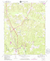 Download a high-resolution, GPS-compatible USGS topo map for Ruther Glen, VA (1985 edition)
