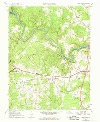 Download a high-resolution, GPS-compatible USGS topo map for Salem Church, VA (1968 edition)
