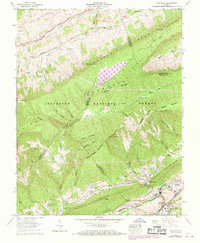 Download a high-resolution, GPS-compatible USGS topo map for Saltville, VA (1970 edition)