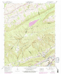 Download a high-resolution, GPS-compatible USGS topo map for Saltville, VA (1978 edition)