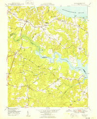 Download a high-resolution, GPS-compatible USGS topo map for Saluda, VA (1949 edition)