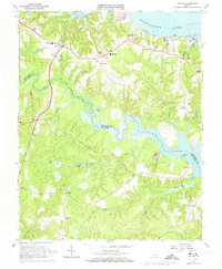 Download a high-resolution, GPS-compatible USGS topo map for Saluda, VA (1974 edition)