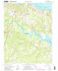 Download a high-resolution, GPS-compatible USGS topo map for Saluda, VA (1986 edition)