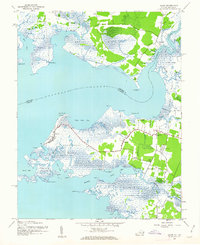 Download a high-resolution, GPS-compatible USGS topo map for Saxis, VA (1962 edition)