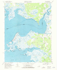 Download a high-resolution, GPS-compatible USGS topo map for Saxis, VA (1972 edition)