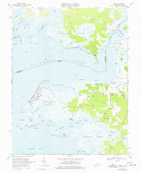 Download a high-resolution, GPS-compatible USGS topo map for Saxis, VA (1977 edition)