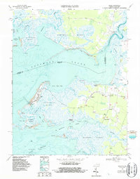 Download a high-resolution, GPS-compatible USGS topo map for Saxis, VA (1987 edition)