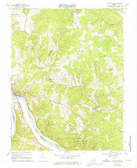 Download a high-resolution, GPS-compatible USGS topo map for Scottsville, VA (1976 edition)