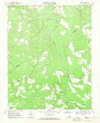 preview thumbnail of historical topo map of Southampton County, VA in 1968