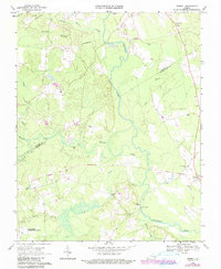 preview thumbnail of historical topo map of Southampton County, VA in 1968
