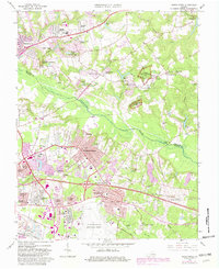 Download a high-resolution, GPS-compatible USGS topo map for Seven Pines, VA (1982 edition)