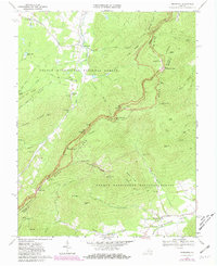 Download a high-resolution, GPS-compatible USGS topo map for Sherando, VA (1981 edition)
