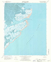 Download a high-resolution, GPS-compatible USGS topo map for Ship Shoal Inlet, VA (1971 edition)
