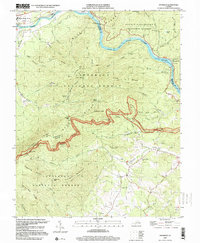 Download a high-resolution, GPS-compatible USGS topo map for Snowden, VA (2000 edition)