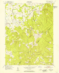 preview thumbnail of historical topo map of Fauquier County, VA in 1953