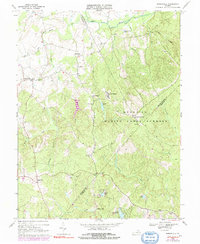 preview thumbnail of historical topo map of Fauquier County, VA in 1966