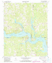 Download a high-resolution, GPS-compatible USGS topo map for South Hill SE, VA (1990 edition)