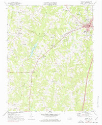 Download a high-resolution, GPS-compatible USGS topo map for South Hill, VA (1977 edition)