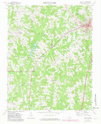 Download a high-resolution, GPS-compatible USGS topo map for South Hill, VA (1981 edition)