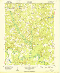 preview thumbnail of historical topo map of Caroline County, VA in 1951
