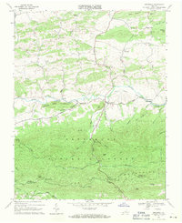 Download a high-resolution, GPS-compatible USGS topo map for Speedwell, VA (1971 edition)