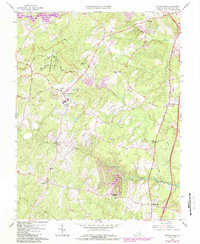 preview thumbnail of historical topo map of Spotsylvania County, VA in 1966