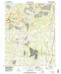 Download a high-resolution, GPS-compatible USGS topo map for Spotsylvania, VA (1997 edition)
