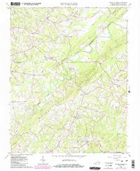 preview thumbnail of historical topo map of Pittsylvania County, VA in 1964