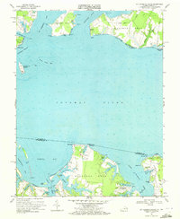 preview thumbnail of historical topo map of Westmoreland County, VA in 1968