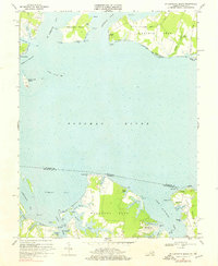 Download a high-resolution, GPS-compatible USGS topo map for St Clements Island, VA (1976 edition)